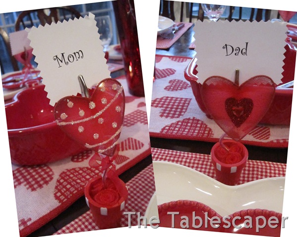 Valentine place cards