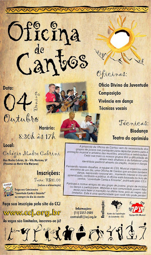 oficina de cantos