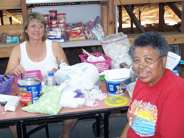 Pam and Elzora Unpack and Organize