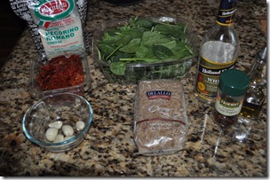  Whole Wheat Orzo with Spinach, Sundried Tomatoes and Garlic