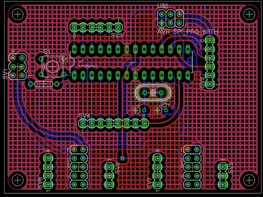 BOB main board BOBs main board containing the atmega328 and headers for power and data to the motor control board and power board