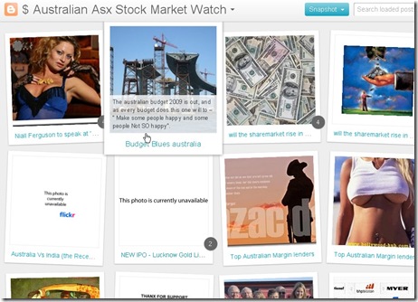 australian stock market website ASX Snapshot