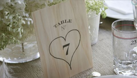 When I found these ash wood table numbers on The White Aisle 