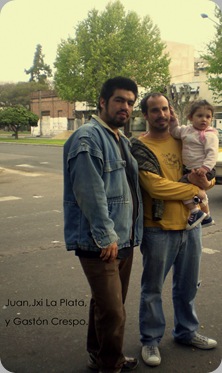 Juan, Jxi La Plata, y Gastón Crespo en el festival multicultural