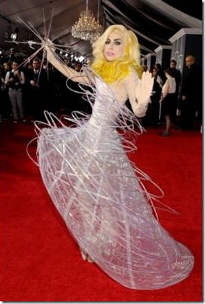 Lady Gaga Red Carpet Dress. Lady Gaga pranced or rather