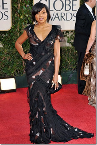 Actress Taraji P. Henson arrives at the 66th Annual Golden Globe Actress Taraji P. Henson arrives at the 66th Annual Golden Globe