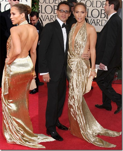 Jennifer Lopez Golden Globes 2009