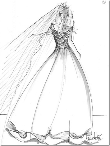 kate middleton wedding dress designer sketches. kate middleton wedding dress