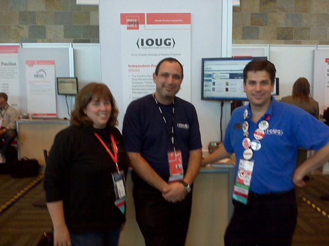 At the IOUG Booth