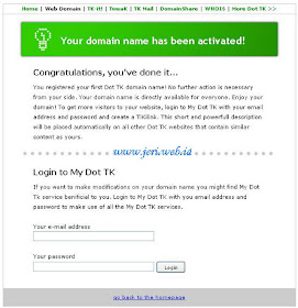 Aktif dan log in