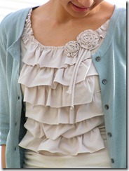 ruffle shirt