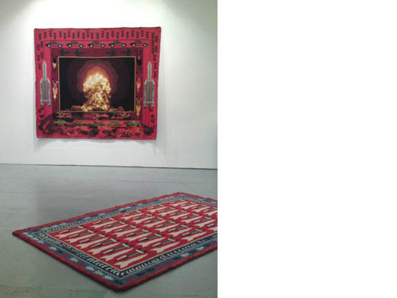Installation view of 'A A and Away', 2009, at Transition Gallery, London