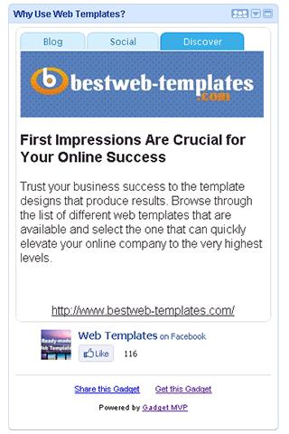 Why Use Web Templates