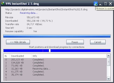 Testing download menggunakan Internet Download Manager (IDM)