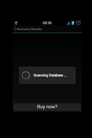 Android application SMS Recovery DEMO screenshort