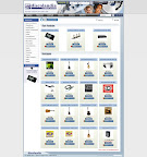 Discolândia: Estruturei o layout do site institucional no sistema Webgenium.