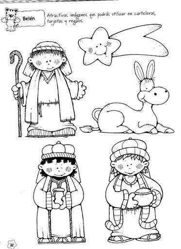 dibujos fano para colorear adviento