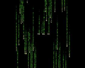 matrix screensaver protetor de tela
