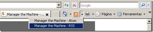 Adicionar RSS no Internet Explorer