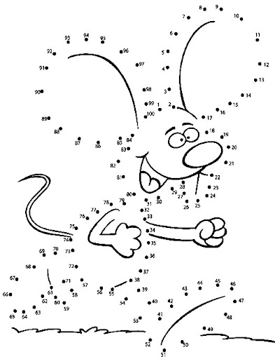 Dibujos para unir puntos del 1 al 100 - Imagui