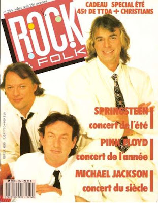 Pink Floyd en couverture de Rock & Folk en 1988