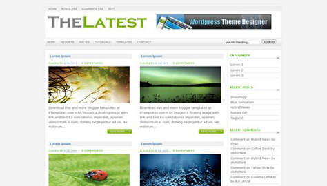 10 teme gratuite pentru Blogger #4 The Latest 10 teme gratuite pentru Blogger #4