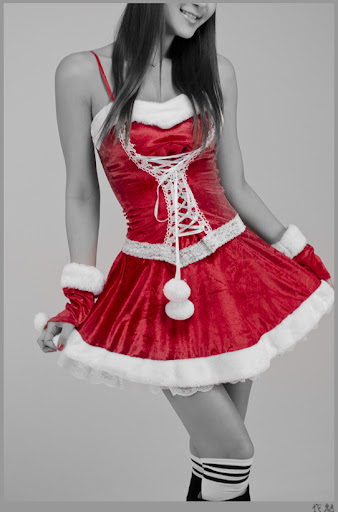 news idol blogspot com santa girl korean model bang john cena christmas sweater