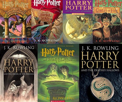 harry potter books cover. J. K. Rowling#39;s Harry Potter