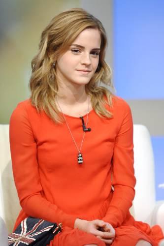 Harry Potter Actress Emma Watson at the Early Show as a guest star