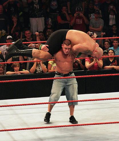 wwe raw superstars. WWE Raw: John Cena FU The