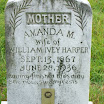 Amanda M. wife of William Ivey Harper Toombstone.jpg