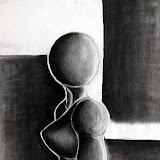 Soft, K.M. Newton, 2003  Medium: Charcoal   Dimensions: 24 inches by 30 inches