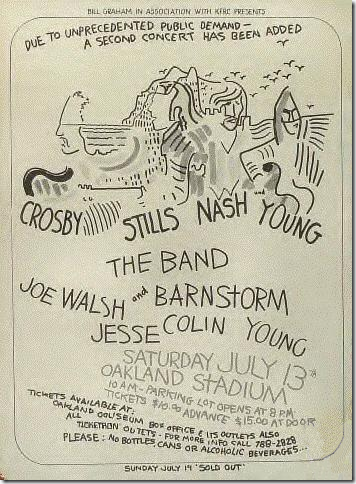 cartel - CSNY 1974 Tour Poster Fo 1974-08-13