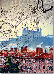 Fourvi&egrave;re, Acrylique sur toile, 80x60cm, &eacute;t&eacute; 2010