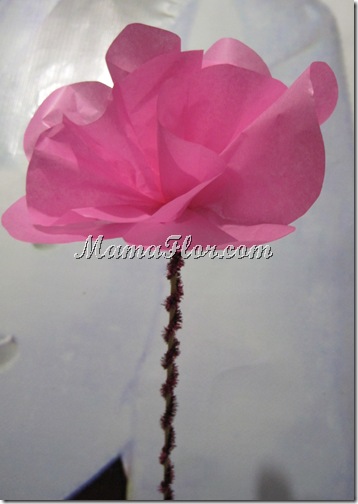 flores de papel pinocho paso a paso