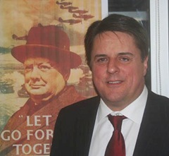 Nick Griffin Winston Churchill picture