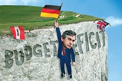 gordon brown budget deficit