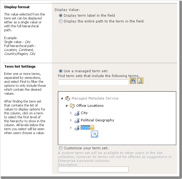 Using the Managed Metadata Service in your SharePoint 2010 Sites-Part 3