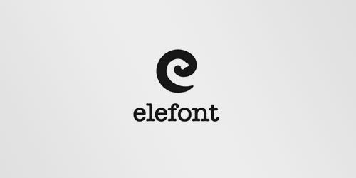 логотип Elefont
