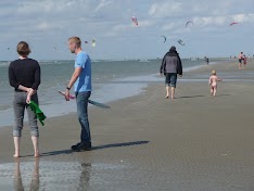 Der var andre end os, der havde fundet på at tage drage med på stranden - Se flere billeder på www.romme.nu