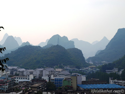 guilin, jingjiang princes' city, solitary beauty peak