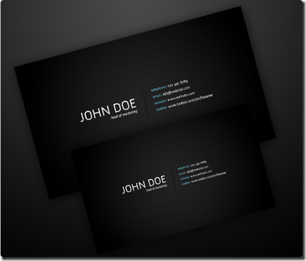 Simple-Dark-Business-Card Simple-Dark-Business-Card