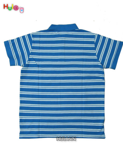 Áo thun nam Lacoste sọc màu xanh dương