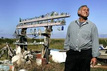 Edison Dardar says he has all he could need in his bayou town on the Isle de Jean Charles, which is in a part of south Louisiana that will be flooded under the Gulf of Mexico. Photo / AP