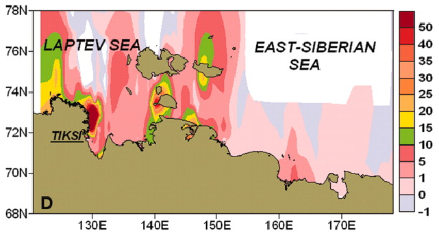 Methane Fluxes Venting to the Atmosphere from the East Siberian Arctic Shelf. Natalia Shakhova, et al, 2010 
