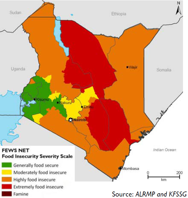 Kenya Food Security, October 2009. FEWS.NET