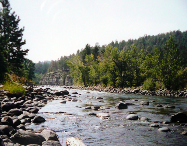 Lower water, Stillwater River, August, 2004. planettrout