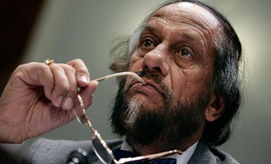 Rajendra Pachauri, the chairman of the United Nation's Intergovernmental Panel on Climate Change. Photograph: Chip Somodevilla / Getty Images Rajendra Pachauri, the chairman of the United Nation's Intergovernmental Panel on Climate Change. Photograph: Chip Somodevilla / Getty Images