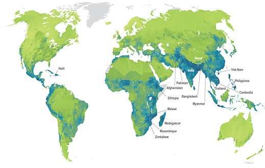 Climate Change Vulnerability Index 2011. © Maplecroft™