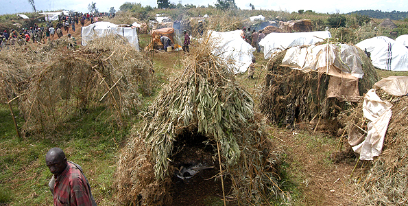 A camp in Kuresoi District where hundreds of evictees from South Western Mau are staying after leaving the forest. The camps are said to be in a deplorable condition with the cold weather and persistent heavy rains making their condition even worse. nation.co.ke